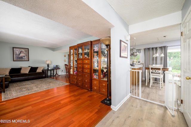102 Buckingham Dr, Jackson, NJ 08527 - living room featuring light wood-style flooring and a textured ceiling