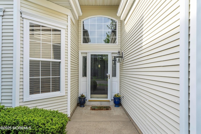 view of entrance to property