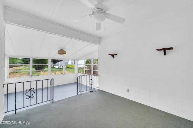 4 Norway Rd, Toms River, NJ 08757 - unfurnished sunroom with ceiling fan