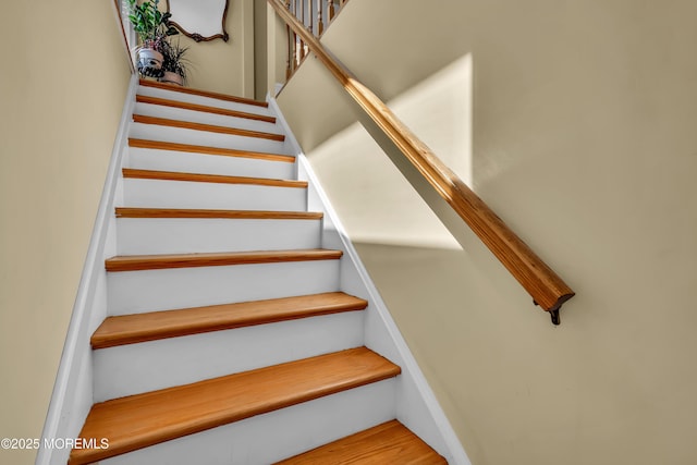 86 Cox Cro Rd, Toms River, NJ 08755 - stairway with wood finished floors