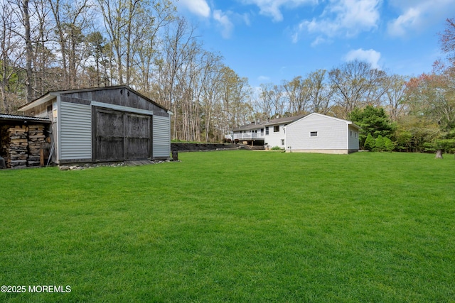 86 Cox Cro Rd, Toms River, NJ 08755 - view of yard featuring a storage shed and an outbuilding