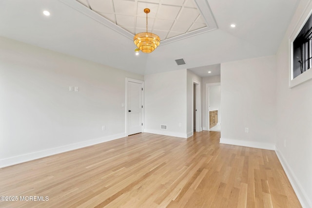 24 Baruch Dr, Long Branch, NJ 07740 - spare room with light wood-style floors and recessed lighting