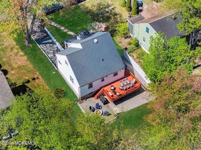 drone / aerial view