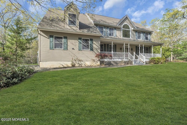 65 Pineoaka Rd, Jackson, NJ 08527 - colonial inspired home with a front lawn and covered porch