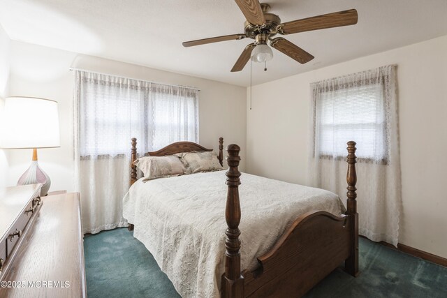 2174 Begonia Ave, Sea Girt, NJ 08750 - carpeted bedroom with ceiling fan