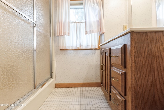 2174 Begonia Ave, Sea Girt, NJ 08750 - full bath featuring enclosed tub / shower combo and baseboards