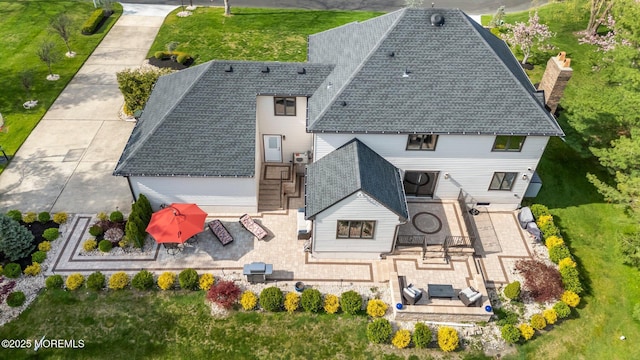 drone / aerial view
