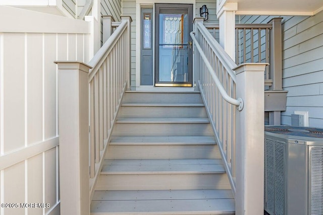 view of staircase