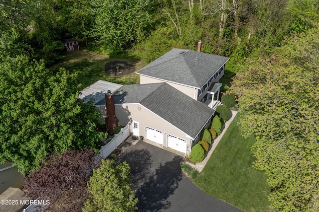 drone / aerial view