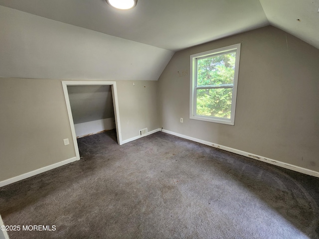41 Willow Ave, Howell, NJ 07731 - bonus room with lofted ceiling, baseboards, and carpet floors