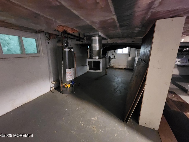 41 Willow Ave, Howell, NJ 07731 - basement featuring gas water heater and heating unit