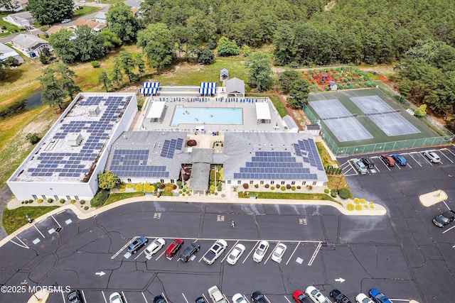drone / aerial view