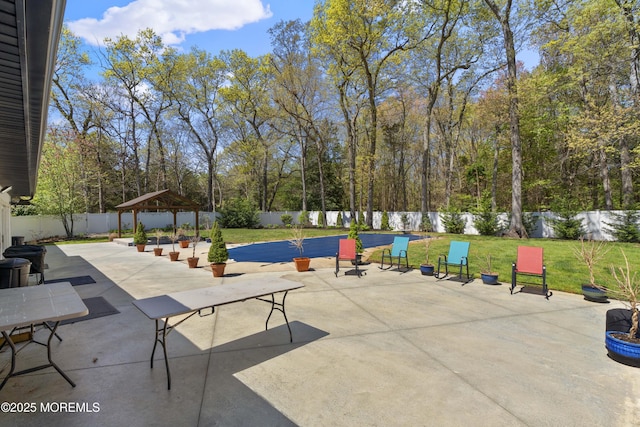 1582 Beaver Hollow Dr, Toms River, NJ 08755 - view of patio with a gazebo