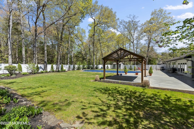1582 Beaver Hollow Dr, Toms River, NJ 08755 - view of yard with a gazebo