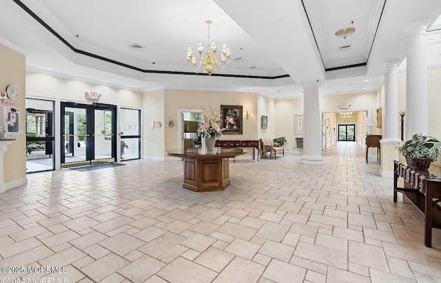 common area with visible vents