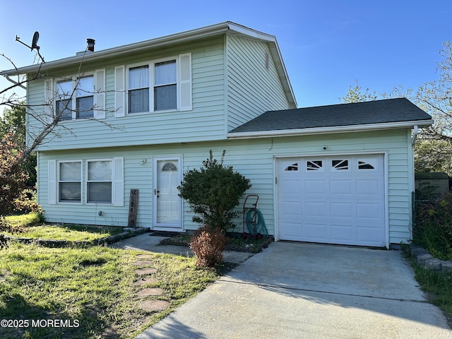 136 Windward Dr, Barnegat, NJ 08005 - view of front of property with driveway and a garage