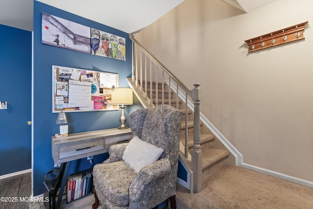 27 Mainbraid Ct, Tinton Falls, NJ 07753 - stairs featuring baseboards and carpet flooring