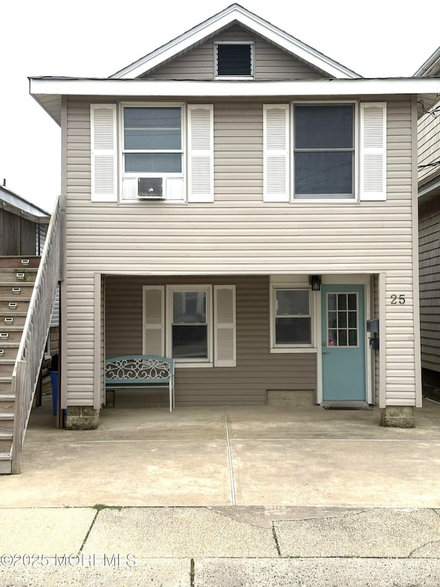 25 O St, Seaside Park, NJ 08752 - view of front facade featuring stairway