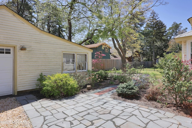 view of patio / terrace with fence