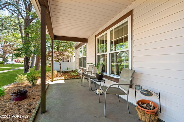 435B New Castle Ct, Manchester, NJ 08759 - view of patio / terrace featuring a porch