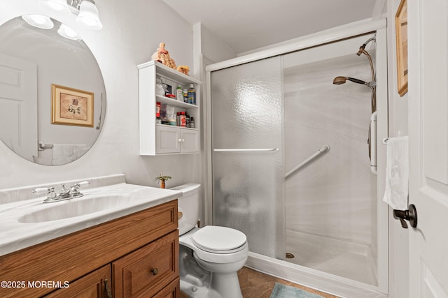 435B New Castle Ct, Manchester, NJ 08759 - full bath with toilet, a shower stall, and vanity