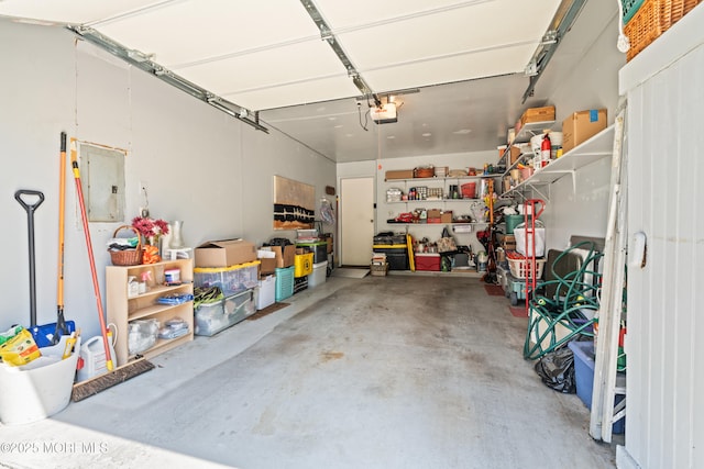 435B New Castle Ct, Manchester, NJ 08759 - garage with a garage door opener and electric panel