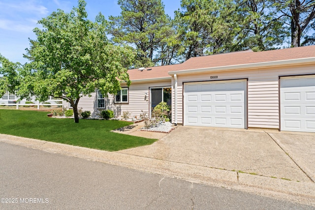435B New Castle Ct, Manchester, NJ 08759 - view of front of house featuring a garage, driveway, and a front lawn