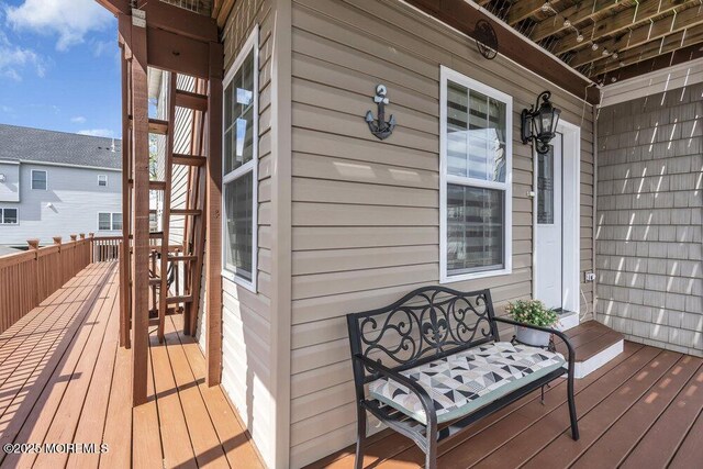 view of deck