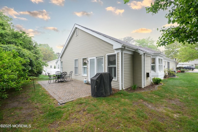 2271 Kira Ct, Toms River, NJ 08755 - rear view of property with a patio area and a lawn