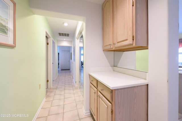 2271 Kira Ct, Toms River, NJ 08755 - corridor featuring light tile patterned floors, baseboards, and recessed lighting