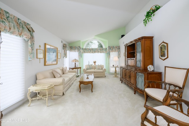 2271 Kira Ct, Toms River, NJ 08755 - living area with light colored carpet and high vaulted ceiling
