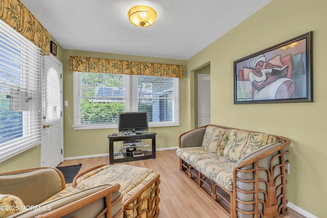 14 Dolan Ave, Aberdeen, NJ 07747 - living room featuring baseboards and wood finished floors