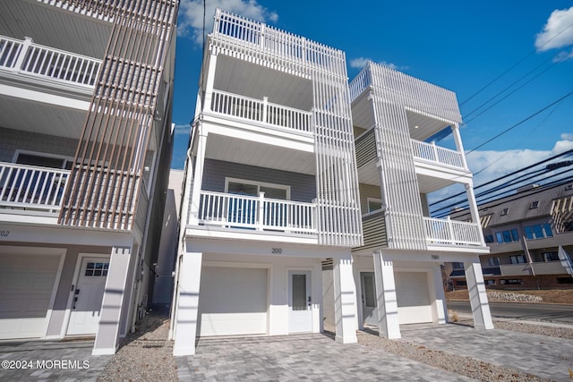 1501 Central, Seaside Heights, NJ 08751 - view of building exterior with an attached garage and driveway