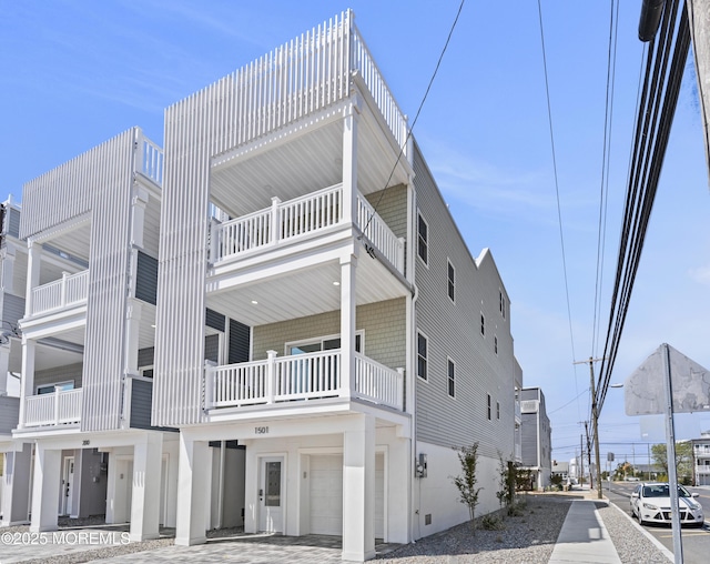 1501 Central, Seaside Heights, NJ 08751 - view of building exterior with an attached garage and driveway
