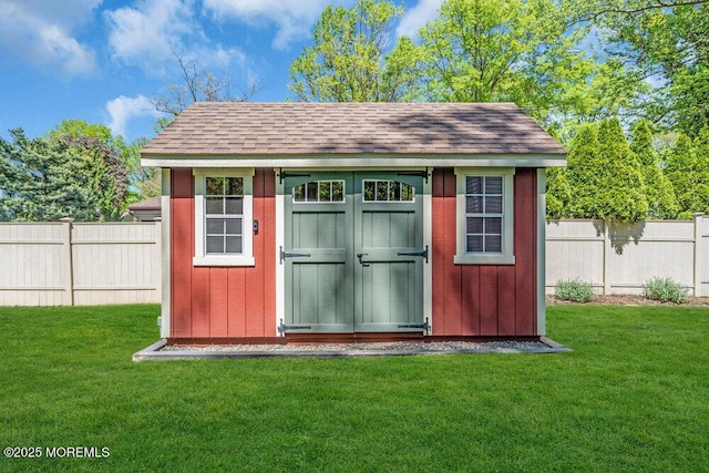 5 Beth Dr, Middletown, NJ 07748 - view of shed featuring fence