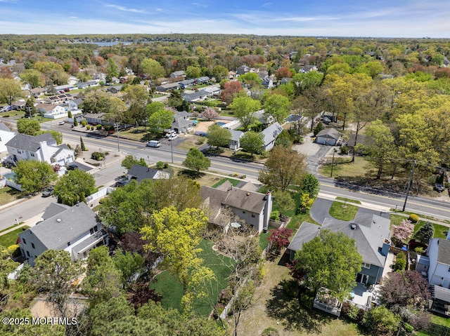 bird's eye view featuring a residential view