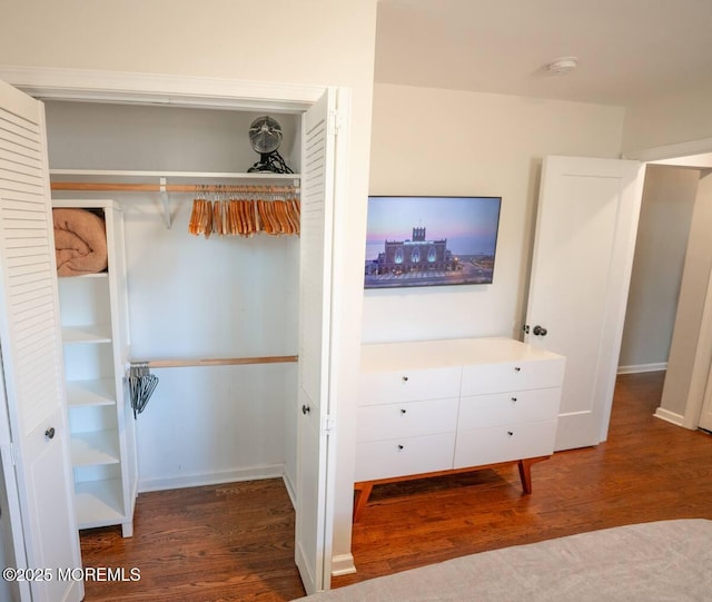 view of closet