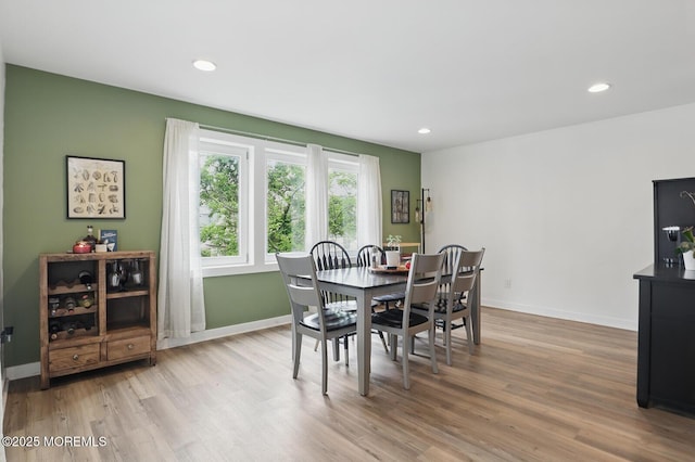 103 Carr Ave, Keansburg, NJ 07734 - dining room featuring wood finished floors, baseboards, and recessed lighting