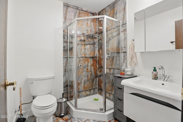 103 Carr Ave, Keansburg, NJ 07734 - full bath with a shower stall, toilet, and vanity