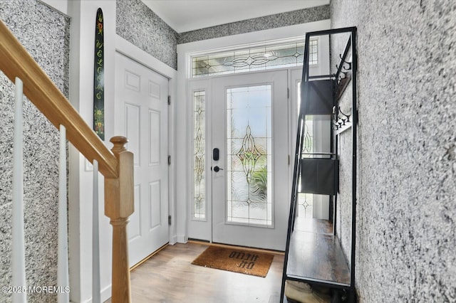 103 Carr Ave, Keansburg, NJ 07734 - foyer featuring wood finished floors and stairs