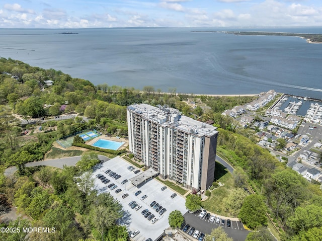 1 Scenic Dr Unit 204, Highlands, NJ 07732 - aerial view with a water view