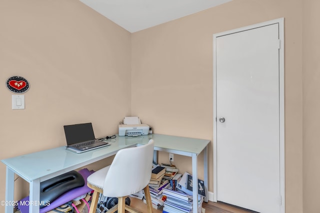 view of office area