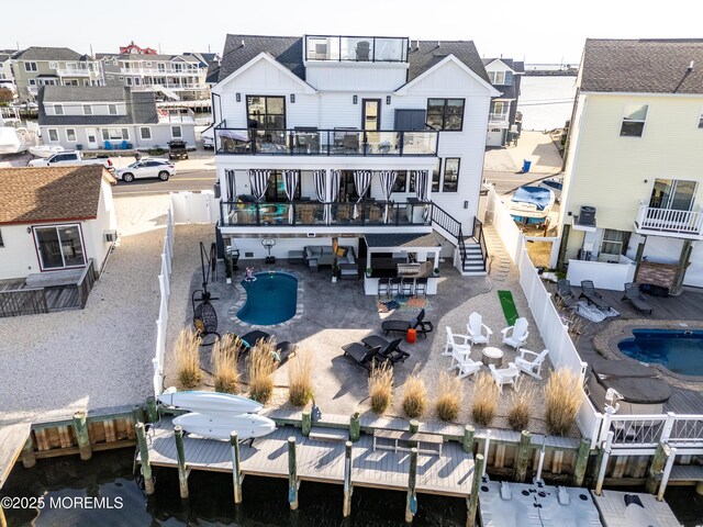 bird's eye view featuring a residential view
