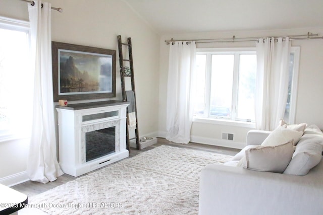 23 Layton Ave, Pine Beach, NJ 08741 - living area with baseboards and wood finished floors