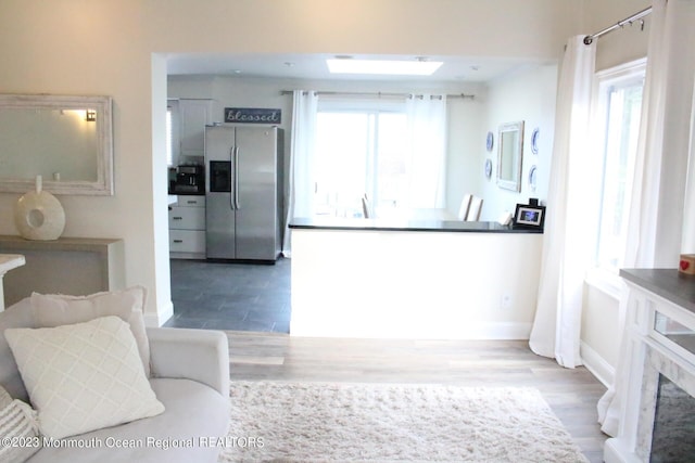 23 Layton Ave, Pine Beach, NJ 08741 - living room featuring wood finished floors and baseboards