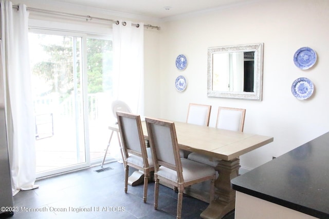 23 Layton Ave, Pine Beach, NJ 08741 - dining space with ornamental molding