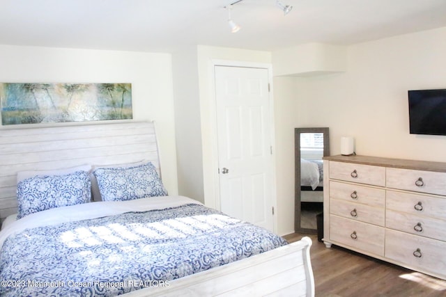 23 Layton Ave, Pine Beach, NJ 08741 - bedroom with track lighting and wood finished floors