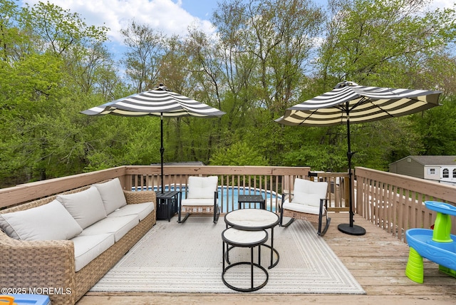 113 Darien Rd, Howell, NJ 07731 - deck with an outdoor living space