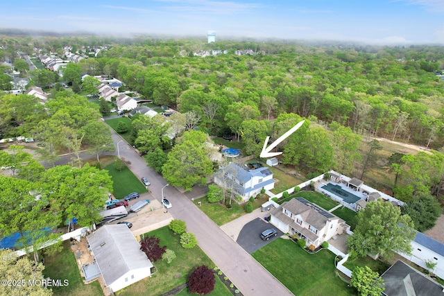 125 Heatherington Ct, Lanoka Harbor, NJ 08734 - aerial overview of property's location with a forest and nearby suburban area