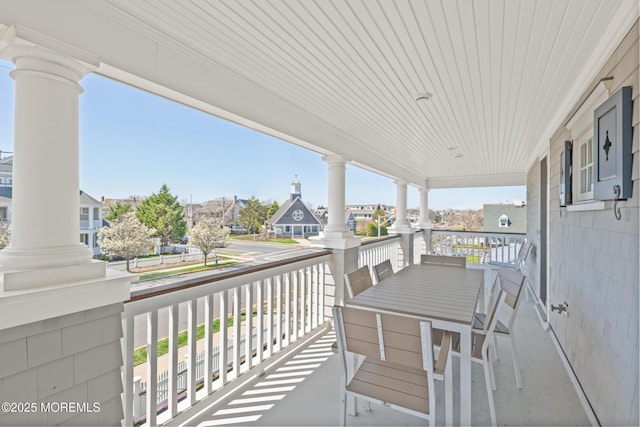 26 Bridge, Bay Head, NJ 08742 - porch featuring a residential view